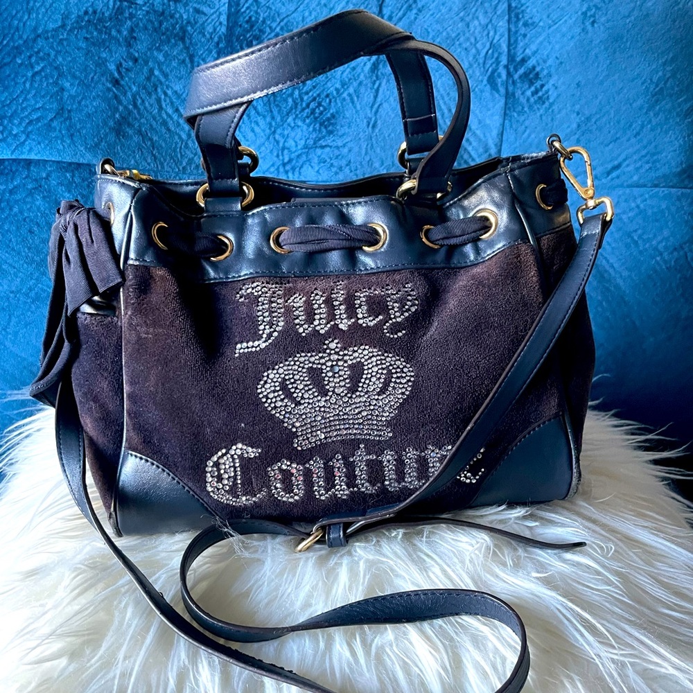 Juicy Couture Brown Velour Mini Daydreamer